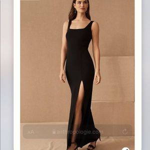 BHLDN Adena Crepe Dress - Black